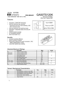 GA50TS120K International Rectifier IGBT Modules