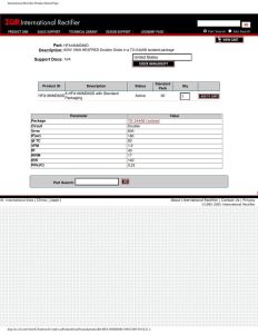 HFA180MD60D International Rectifier Rectifier & Schottky Diodes