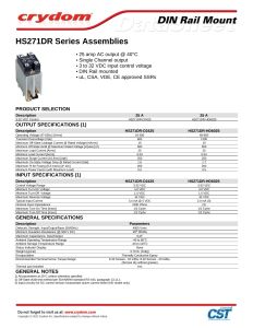 HS271DR-HD6025 Crydom