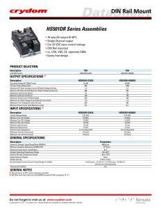HS501DR-D2425 Crydom