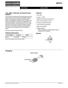 IRF610 International Rectifier MOSFET Modules