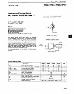 IRF634 International Rectifier MOSFET Modules