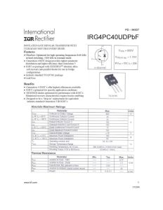 IRG4PC40UD-EPBF International Rectifier IGBT Modules