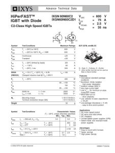 IXGN60N60C2 IXYS