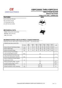 KBPC2510 Fuji Electric