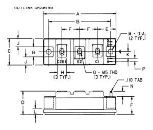 KD221K05 Powerex Darlington / Bipolar Transistor Modules