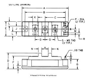 KD221K05HB Powerex Darlington / Bipolar Transistor Modules