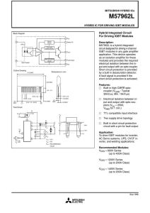 M57962L01R Mitsubishi