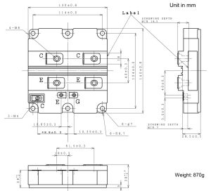MBN1200F33F Hitachi IGBT Modules