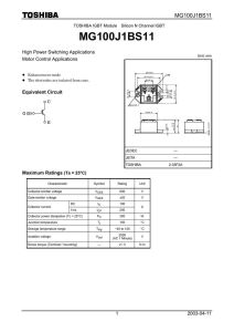 MG100J1BS11 Toshiba