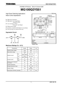 MG100Q2YS65H Toshiba