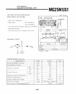 MG25N1JS1 Toshiba