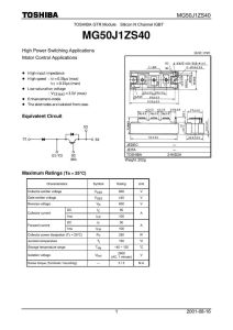 MG50J1ZS40 Toshiba