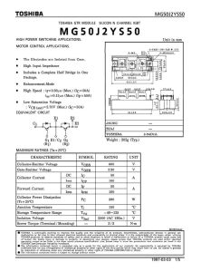 MG50J2YS40 Toshiba