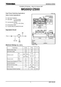 MG50Q1ZS50 Toshiba