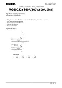 MG600J2YS60A Toshiba