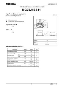 MG75J1BS11 Toshiba