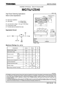 MG75J1ZS40 Toshiba