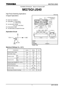 MG75Q1JS50 Toshiba