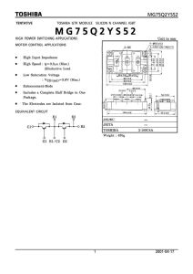 MG75Q2YS52 Toshiba