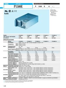 P1500E-12 Cosel