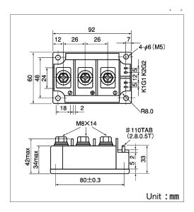 PK160F-80 SanRex Thyristors / SCRs (Discrete & Press-pack)