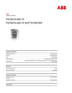 PSTB-370-600-70 ABB