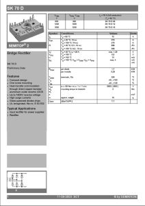 SK70D08 Semikron