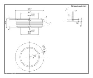 SKT1400-26E Semikron Thyristor & SCR Modules
