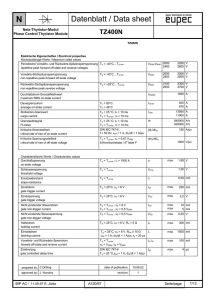 TZ400N20 Infineon (Eupec)