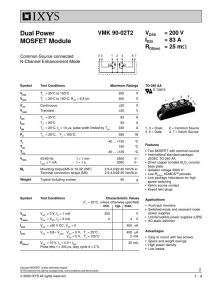 VMK90-02T2 IXYS MOSFET Modules