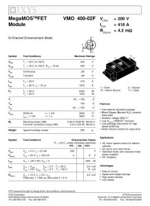 VMO400-02F IXYS MOSFET Modules