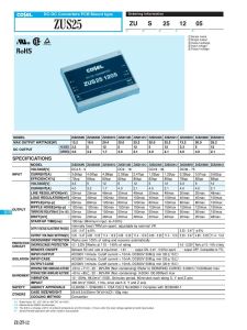ZUS254812 Cosel