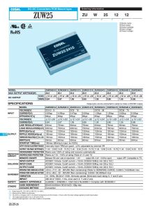 ZUW251215 Cosel